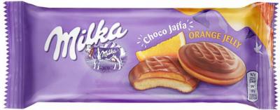 Печенье Milka Jaffa с апельсиновым желе 147 г