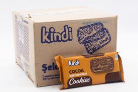 Сахарное печенье Kindi со вкусом какао 110 гр