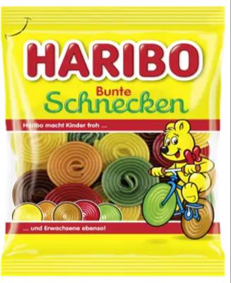 Мармелад жевательный Haribo Цветные Улитки 160 гр